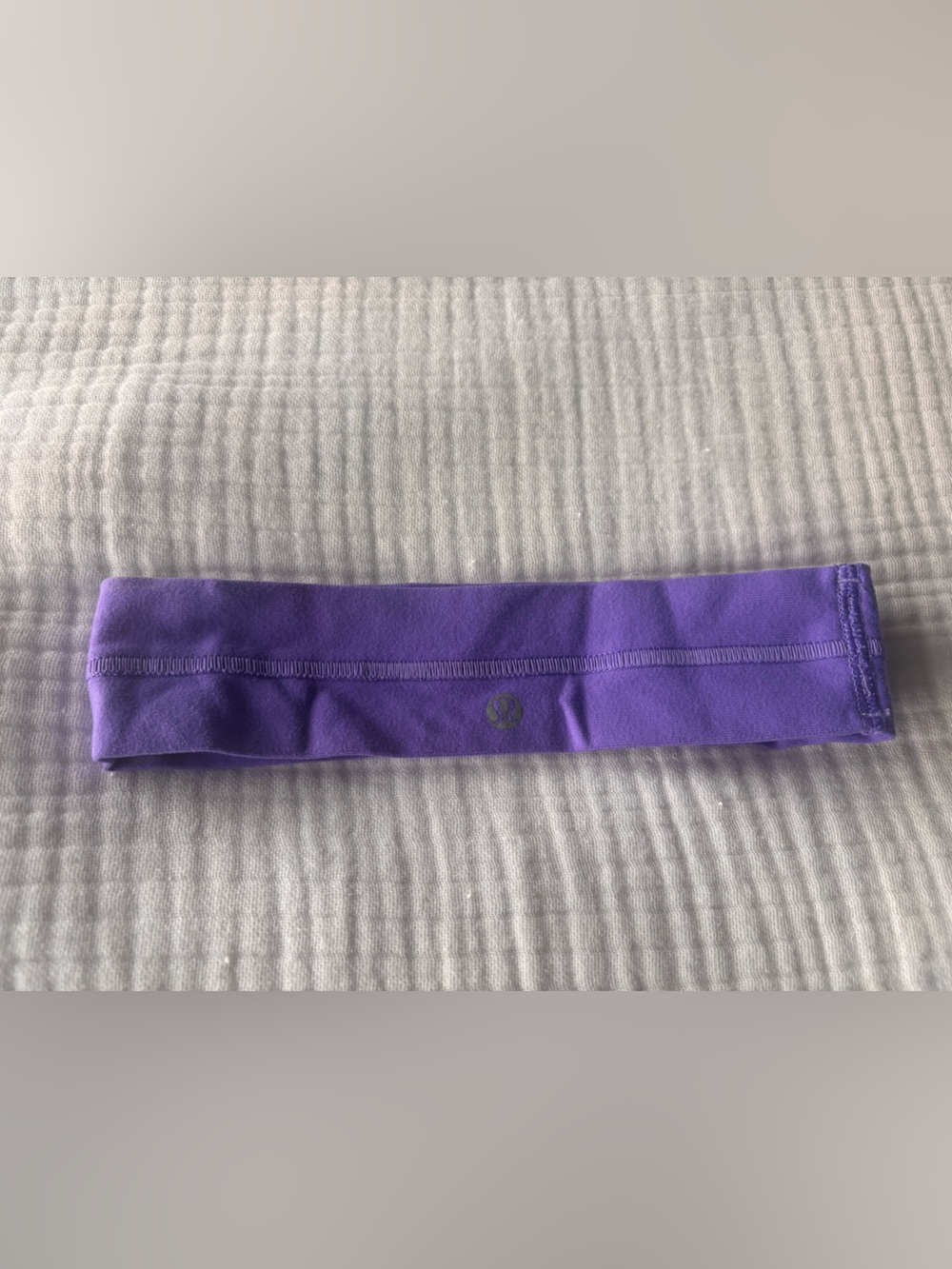 Lululemon Purple Athletic Headband with Logo